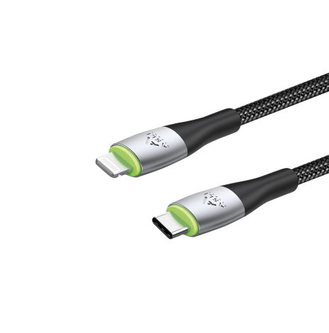 كيبل Power Wire Ultra من أسلي جلوبال USB-C إلى Lightning مقاس 30 سم كيبل Power Wire Ultra من أسلي جلوبال USB-C إلى Lightning مقاس 30 سم